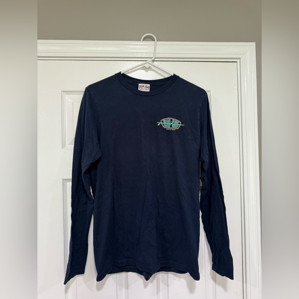 Blue and Green Long Sleeve Tee
